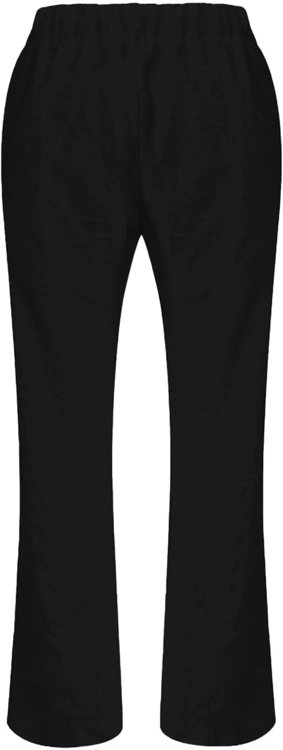 Wide Leg Linen Pants for Women Summer Beach Loose Fit Drawstring Lightweight Cotton Linen Boho Trousers with Pockets