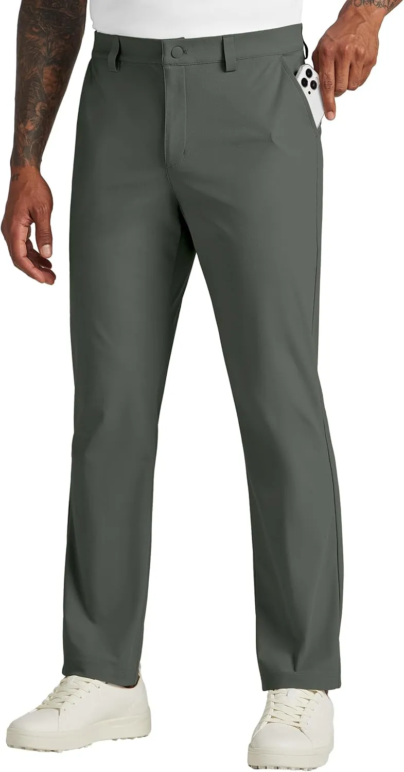 Willit Mens Golf Pants Stretch Dress Pants Quick Dry Work Business Slacks Casual Pants with 4 Pockets 30"/32"/34"