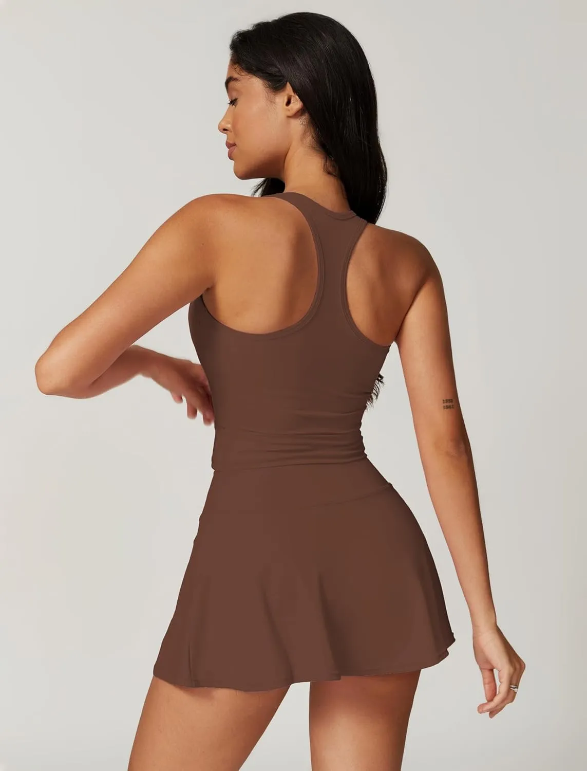 Womens 2 Piece Tennis Skirt Workout Skorts Athletic Set Yoga Golf Outfits for Women Two Piece Tennis Skirt Sets