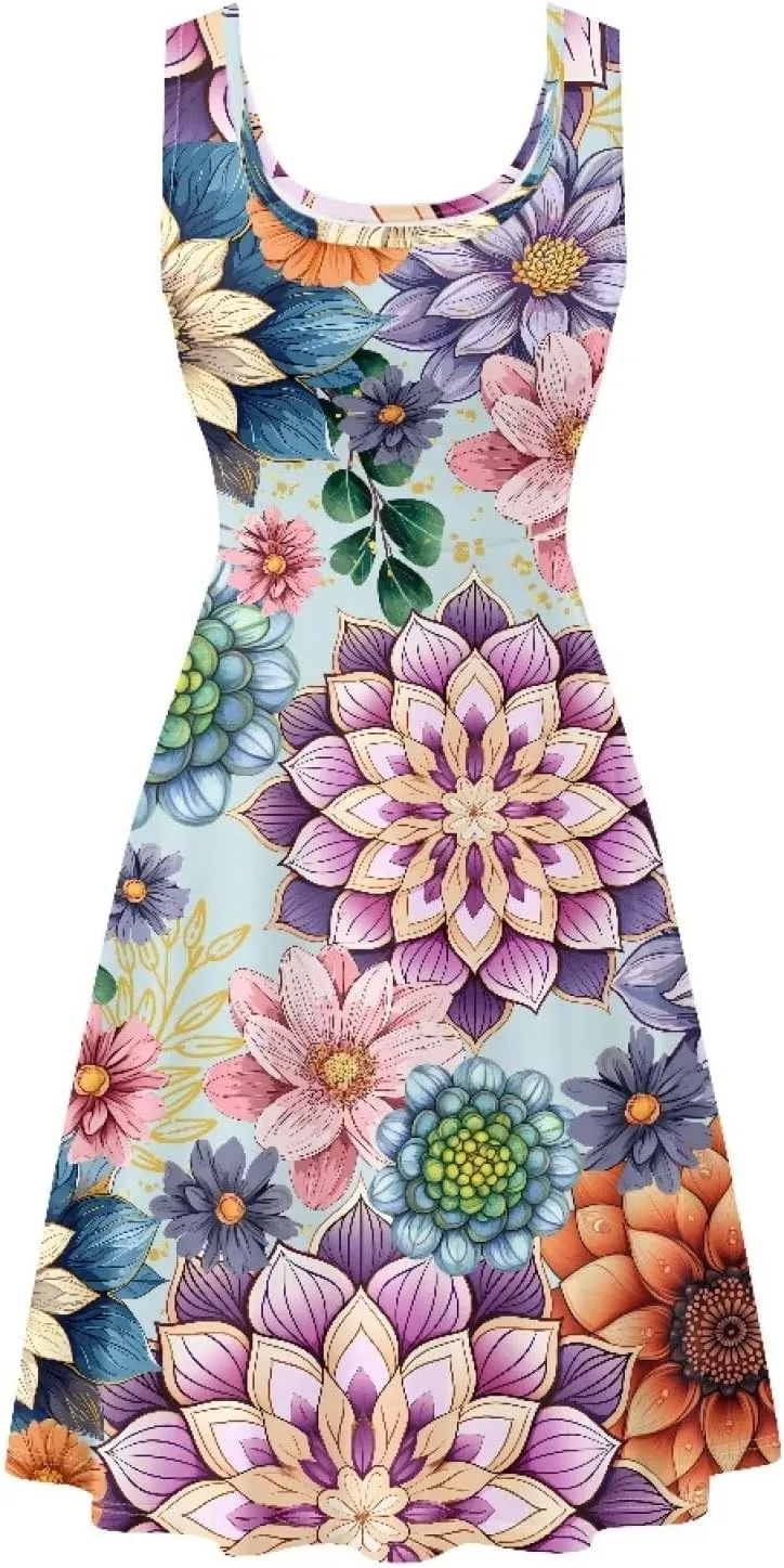 Womens Casual Summer Sundress Halter Mini Plus Size Sexy Casual Skims Dress Prom Birthday Party Beach XS-4XL