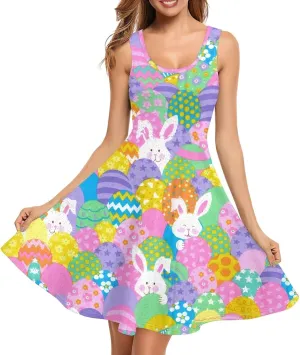 Womens Casual Summer Sundress Halter Mini Plus Size Sexy Casual Skims Dress Prom Birthday Party Beach XS-4XL