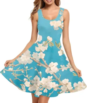 Womens Casual Summer Sundress Halter Mini Plus Size Sexy Casual Skims Dress Prom Birthday Party Beach XS-4XL