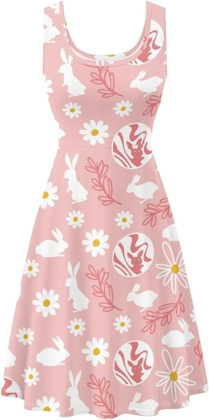 Womens Casual Summer Sundress Halter Mini Plus Size Sexy Casual Skims Dress Prom Birthday Party Beach XS-4XL