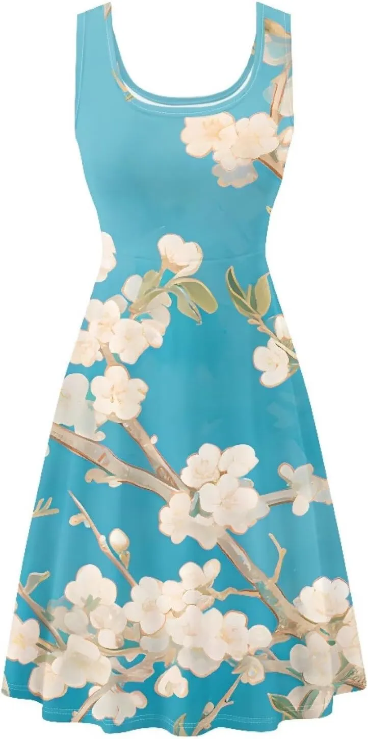 Womens Casual Summer Sundress Halter Mini Plus Size Sexy Casual Skims Dress Prom Birthday Party Beach XS-4XL