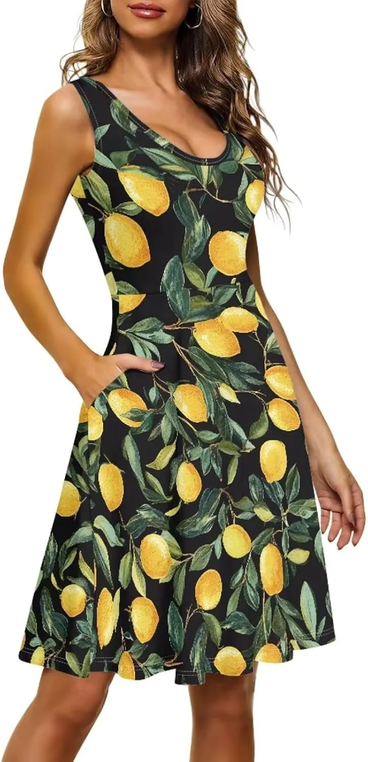 Womens Casual Summer Sundress Halter Mini Plus Size Sexy Casual Skims Dress Prom Birthday Party Beach XS-4XL