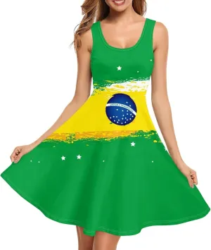 Womens Casual Summer Sundress Halter Mini Plus Size Sexy Casual Skims Dress Prom Birthday Party Beach XS-4XL