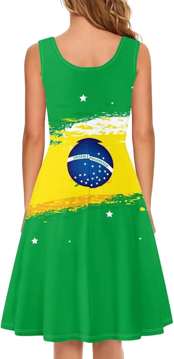 Womens Casual Summer Sundress Halter Mini Plus Size Sexy Casual Skims Dress Prom Birthday Party Beach XS-4XL