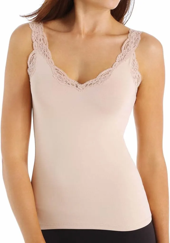Women's Delicious Deep V-Neck Tank Top With Lace