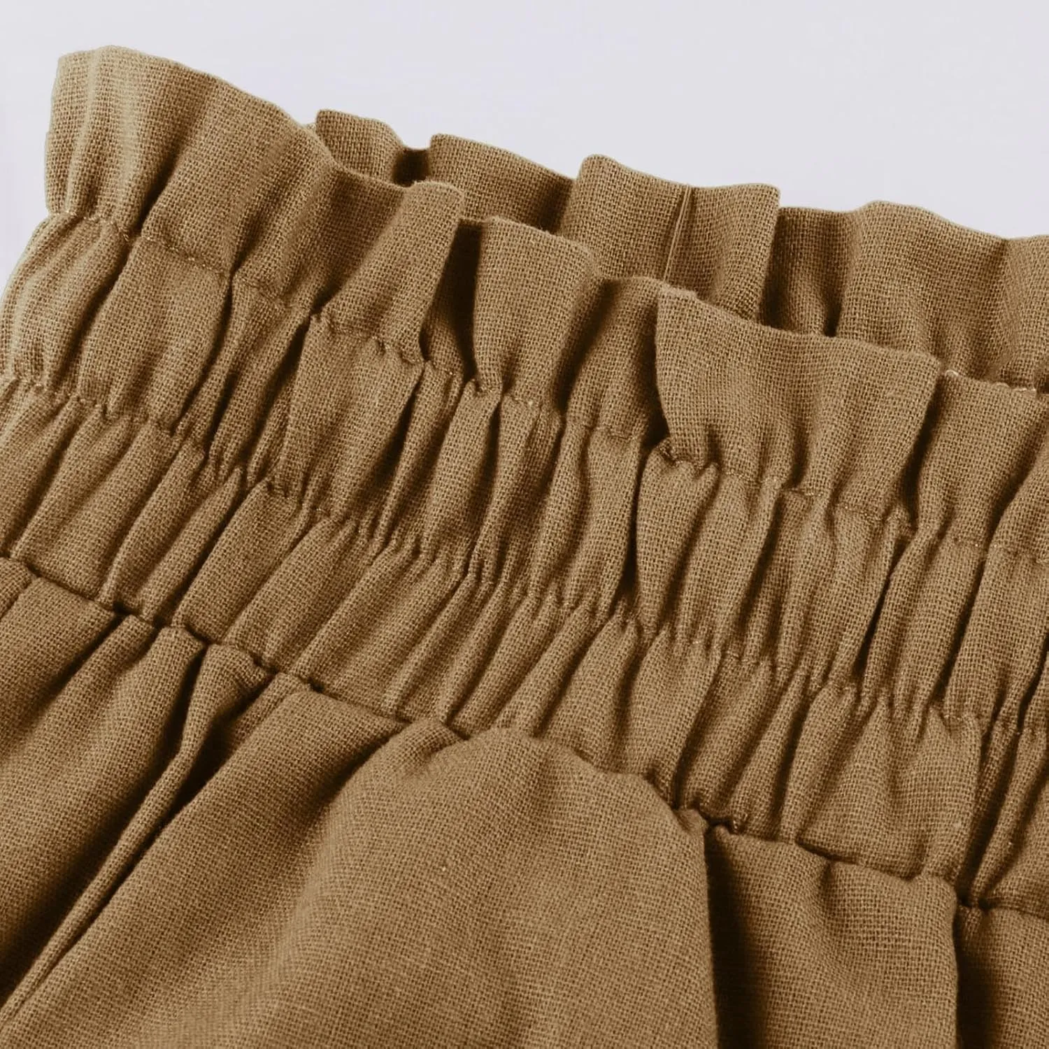 Women's Pants, Cotton Linen High Waisted Straight Leg Pants Wide Baggy Sweatpants