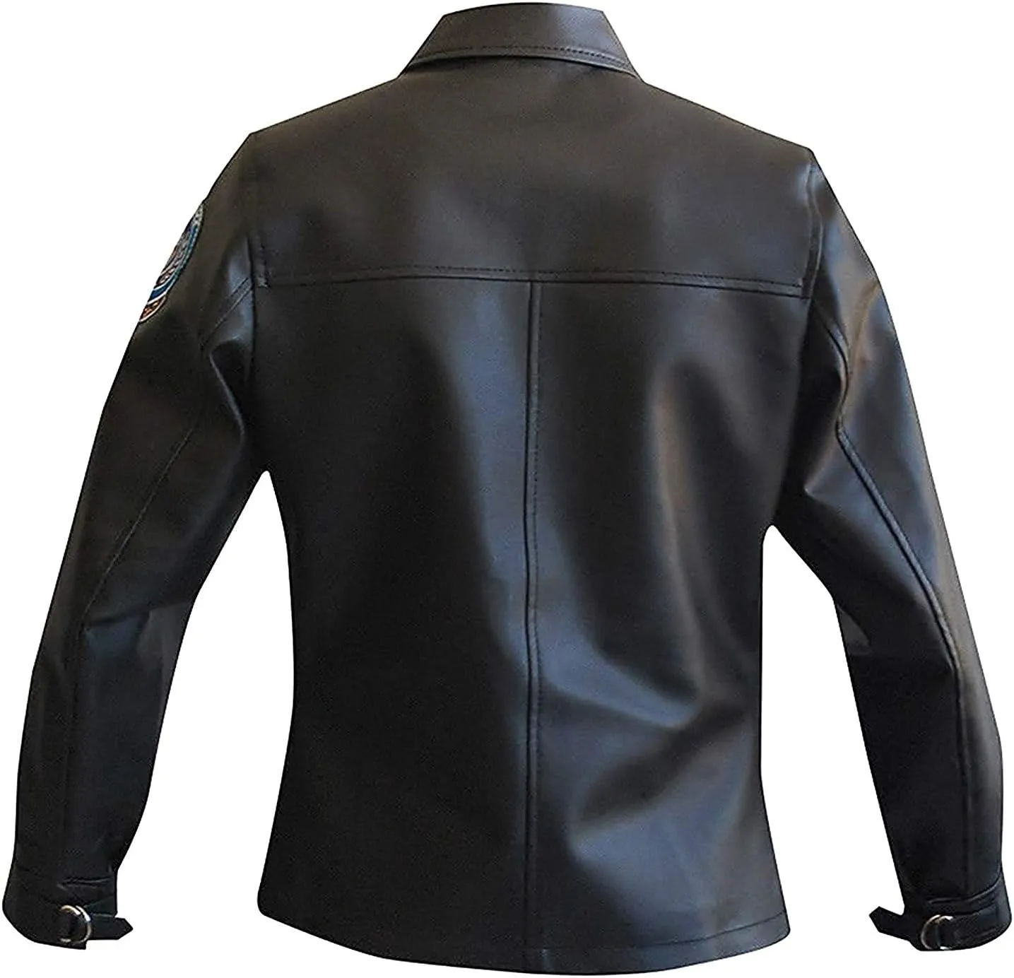 Womens Top Charlie Flight Pilot Aviator Costume Leather Jacket