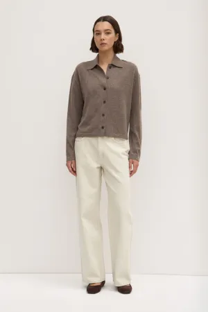 Wool Cashmere Knit Cardigan