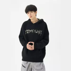 Y2K Skeleton Graphic Hoodies Sweater Grunge Oversized Pullover Sweater Crewneck Jackets Sweatshirts Vintage Clothes