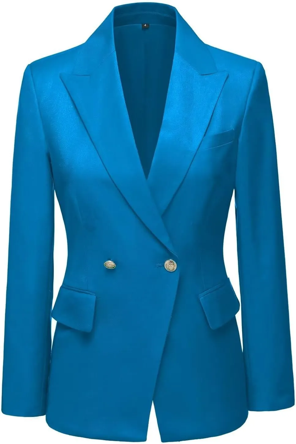 YUVUXE Women's Classic Fit Pink Solid Polyester Business Suit Set - Blazer & Pants - Working Women, Business Professionals
